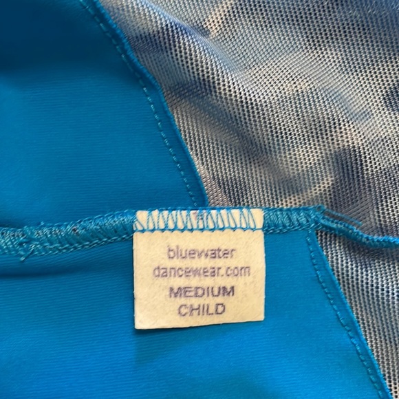 NWT Blue Water dance leotard CM - Picture 4 of 6